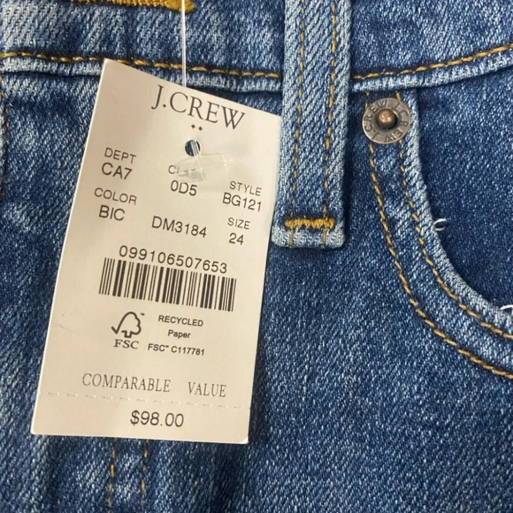 NWT! J. Crew Classic vintage jean in all-day‎ stretch